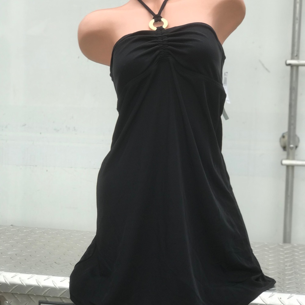 Ralph Lauren black boho swimsuit cover up dress - Picture 6 of 6